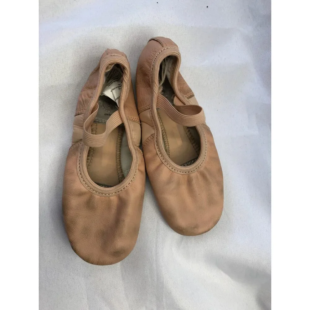 Pre-Owned Dance Ballet Shoes Revolution 150 Pink Child 3M Leather Split Sole St